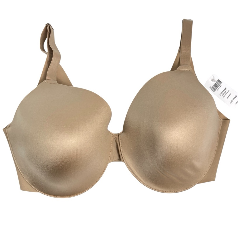 Soma Vanishing Back Full Coverage Underwire Bra 34DDD Warm Amber